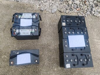 Predám tieto baterky 12v 180ah,140ah 100ah - 6
