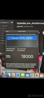 Komplet Canon EOS250D + objektívy - 6