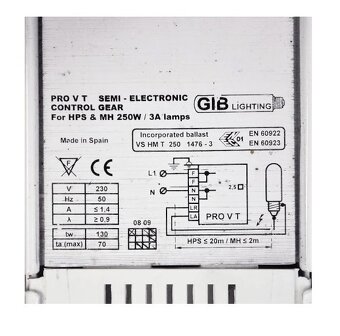 Darujem 250W predradník - 6