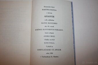 Martin Rázus: Ahasver (dramatická báseň) - 6