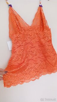 Nočná košieľka XL - oranžová - 6