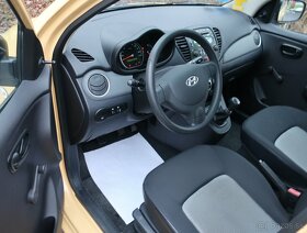 Hyundai i10 benzín 4-valec 2008, žltá pastelová - TOP PONUKA - 6