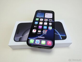 APPLE IPHONE 16 PRO 128GB TITANIUM BLACK TOP STAV - 6