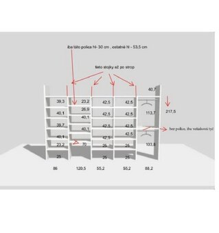 Vstavaná šatníková skriňa - 6