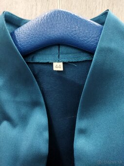 Predam elegantne modre saty v. 44 - 6