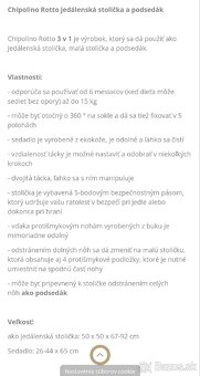 Jedálenská stolička 3v1 - 6