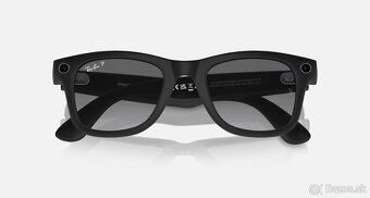Ray-Ban Meta Wayfarer, Matná čierna / Polarizačné šošovky - 6