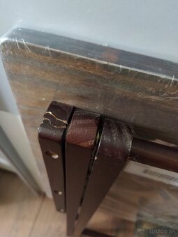 NOVÝ skladací drevený stôl (iba osobný odber) - 6