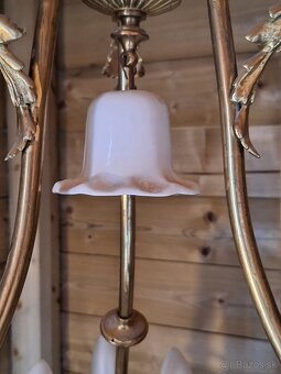 Starozitny bronzový luster - 6