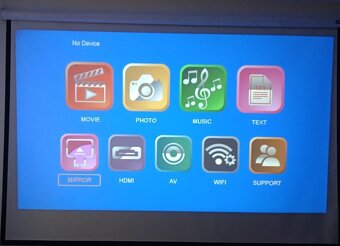 Wifi LED projektor TEON so 4K podporou - 6