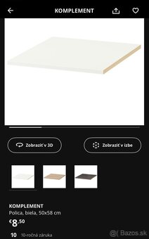 Predám skriňu PAX s dvierkami - IKEA - 6