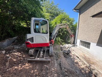 Zemne a vykopove prave pasovym minibagrom - 6