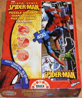Spiderman puzzle 400ks a veľká osuška - 6