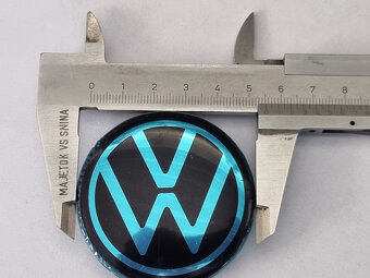 Stredové krytky pukličky VW 3D Nový model 56mm - 6