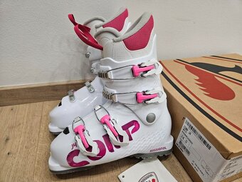 2025 Biele Detské Dievčenské Lyžiarky Rossignol COMP 4 - 6
