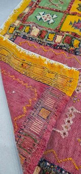 Marocký Taznakht – mozaikový koberec Berber - 6