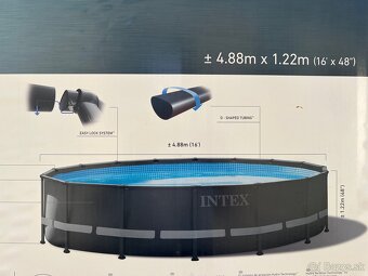 Predám bazén Intex 4,88 m + schodíky - 6
