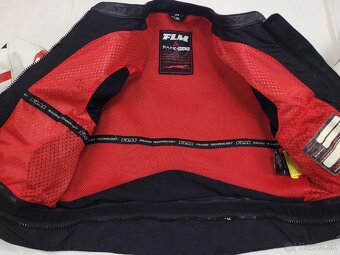 FLM Greyhound RED pánska dvojdielna moto kombinéza 54/52 XL/ - 6