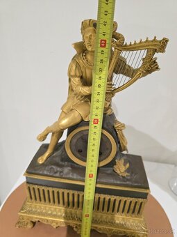 Krasne starožitný hodiny zlatene - 6