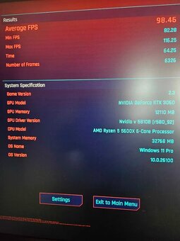 Ryzen 5 5600X / rtx 3060 12GB / 1,5 TB úložisko / 32 GB ram - 6