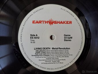 Lp LIVING DEATH-  Metal Revolution / EX - 6