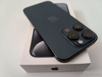 apple iphone 15 PRO 128gb Blue 100% Batéria - 6