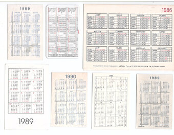 Staré vreckové kalendáriky - 6