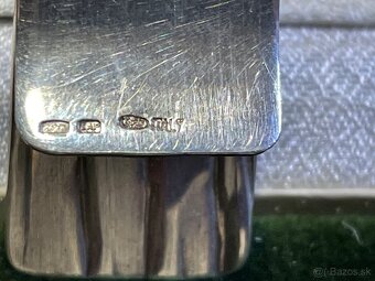 strieborná spona na bankovky - 6