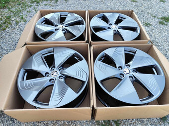 5x112 r18 ET50 elektróny originál SEAT + ŠKODA, VOLKSWAGEN - 6