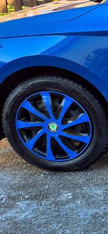 Predám plechové disky Škoda 5x100, R15, ET 38 - 6