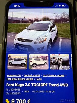 Predám Ford kuga 2011 - 6