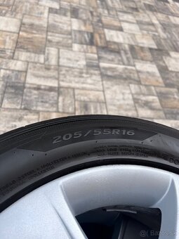 Škoda Original Disky Elektrony 5x112 r16 + letne pneumatiky - 6