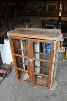 2 x starodávne okno z mrežou - 6