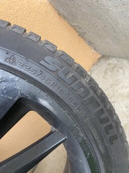 Original Seat leon disky R18 5x112, zimne 225/45 - 6