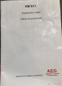 Kuchynsky robot AEG  KM8XX - 6