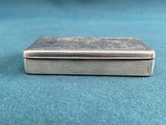 Strieborná gravírovaná krabička v Rokoko štýle 13lot - 6