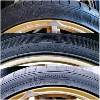 5x100 DOTZ ZLATÉ Audi VW Škoda Seat Subaru 225/40 R18 - 6