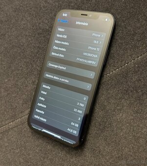 iPhone 12 64GB black - 100% batéria - 6