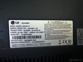 4x LCD TV (1xSony Bravia, 3xLG) - 6