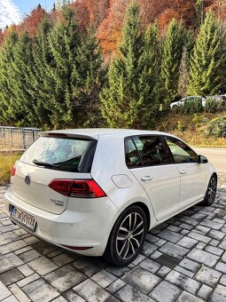 Volkswagen Golf VII 2.0 TDi 110KW 4x4 biela perleť,panoráma - 6