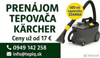 Tepovanie a prenájom tepovača KARCHER požičovňa - 6