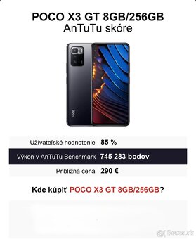 Xiaomi Poco X3 GT 8GB/256GB White - 6