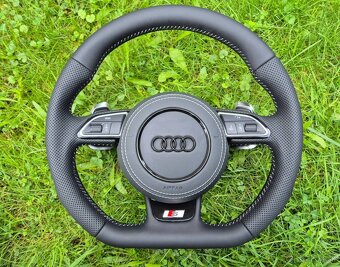 -AUDI VOLANT KOŽENÝ MULTIFUNKCNY ZKOSENY - 6
