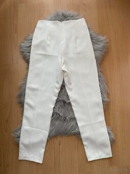 Biele elegantné nohavice - 6