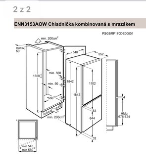 Predam Ako novú Vstavanú Chladničku Electrolux ENN 3153 AOW - 6