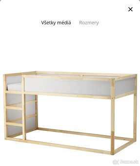 Ikea Kura posteľ - 6