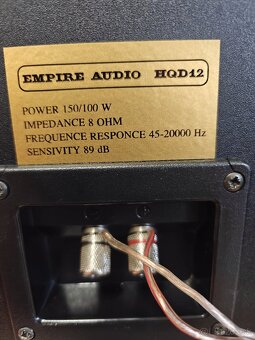 Pioneer zosilňovač + empire audio reproduktory - 6