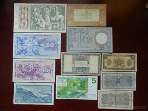 Bankovky Francuzko,Švajčiarsko a iné - 6