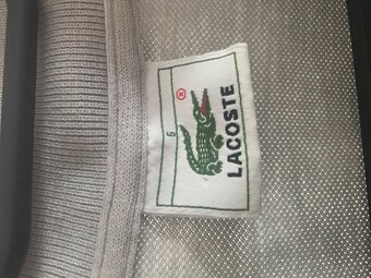 LACOSTE originál sive pánske polotricko XL - 6