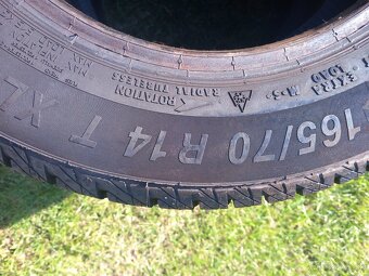 165/70 r14 zimne pneumatiky 4kusy - 6